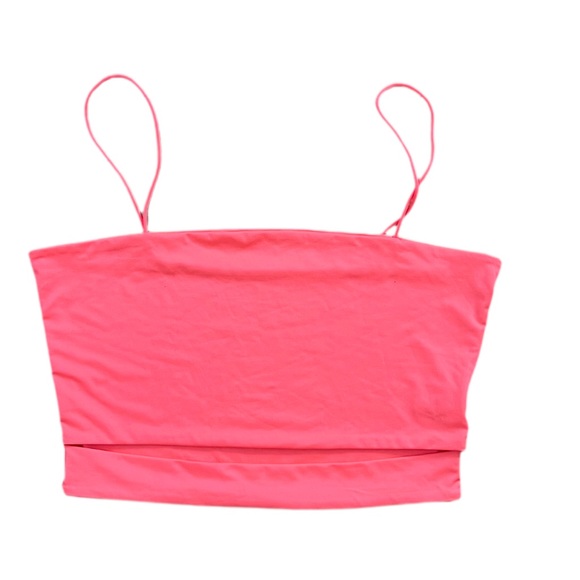 SHEIN coral cropped cut out top size small. - Picture 1 of 1
